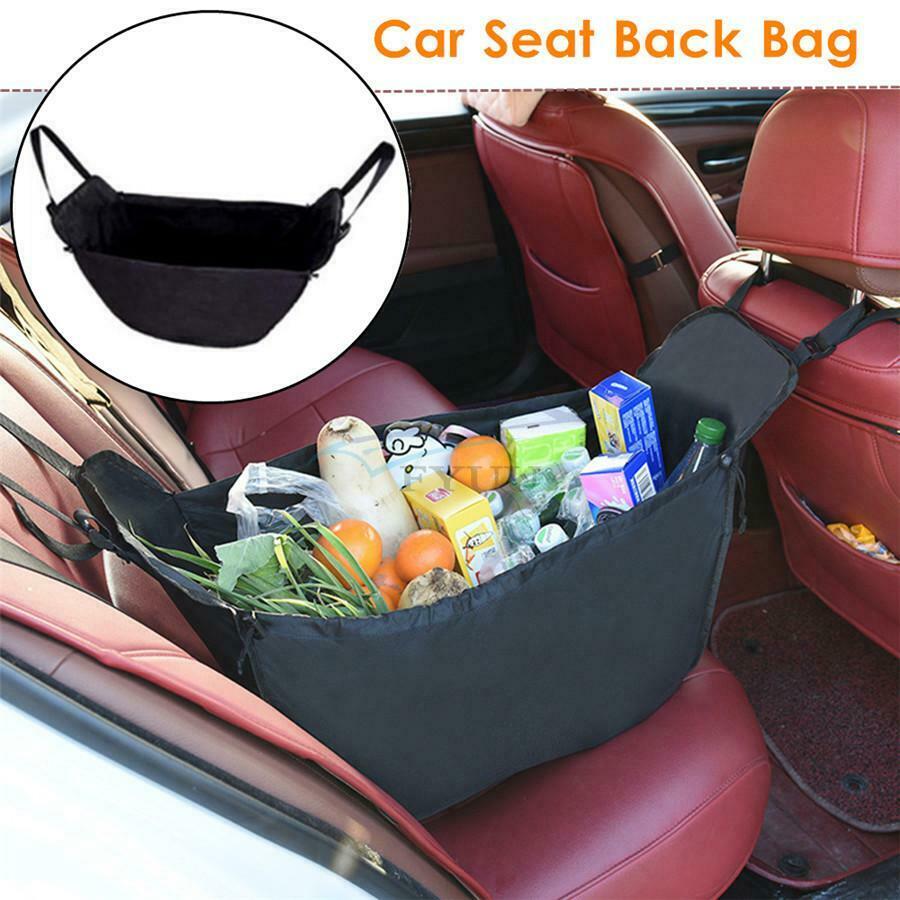 1PCS Large Capacity Oxford Cloth Car Seat Back Bag Sundries Storage Bag Black