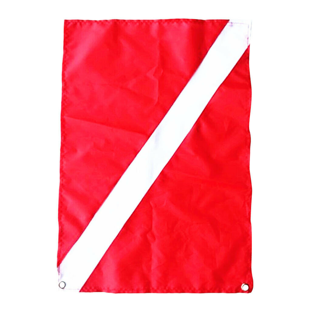Large Diver Down Flag Safety Sign Sign Flag Boat Flag 70 X 60 Cm Accessories