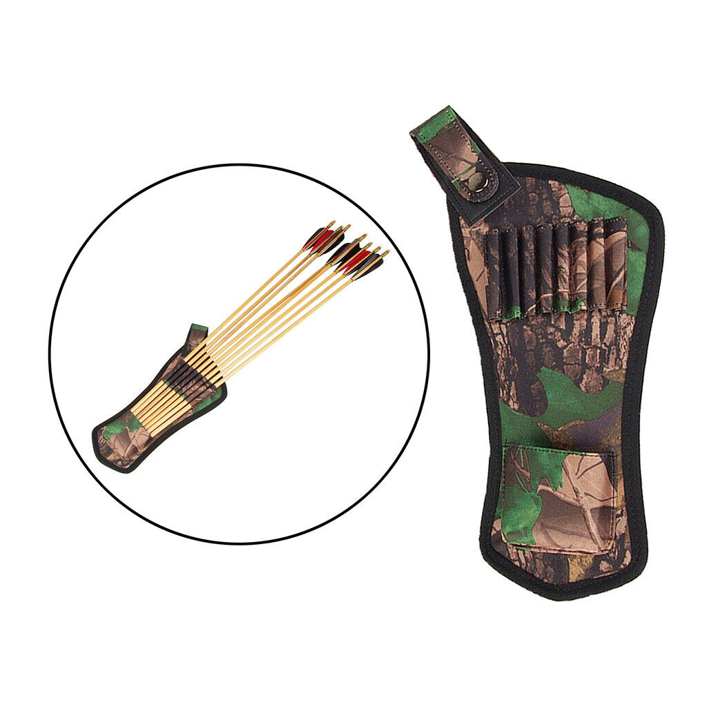 Archery Quiver Bow Practice Hunting Bolts Carrying Pouch Accessories