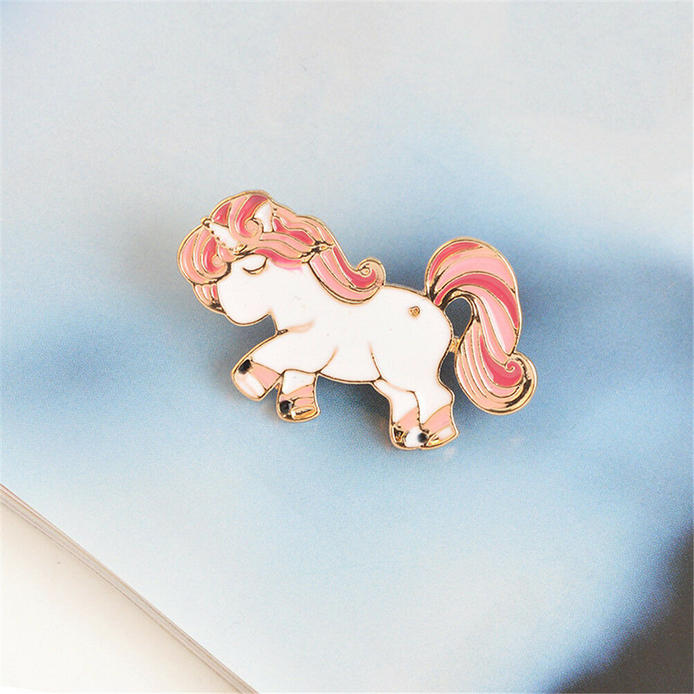 Horse Pony Enamel Pin Brooch Pins Up Little Girl Jewelry Horse Lover Gif.l8