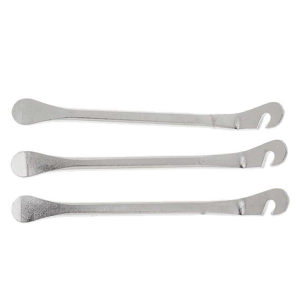3 Pieces Metal Tyre Lever Set Bike Repair Opener Breaker Tool 12cm/4.72inch