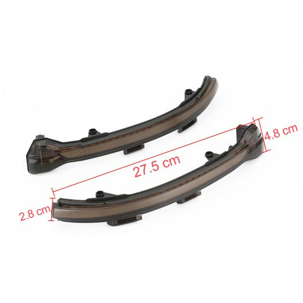LED Side Wing Indicator Sequential Blink Dynamic Light For VW Golf MK7 7 12V