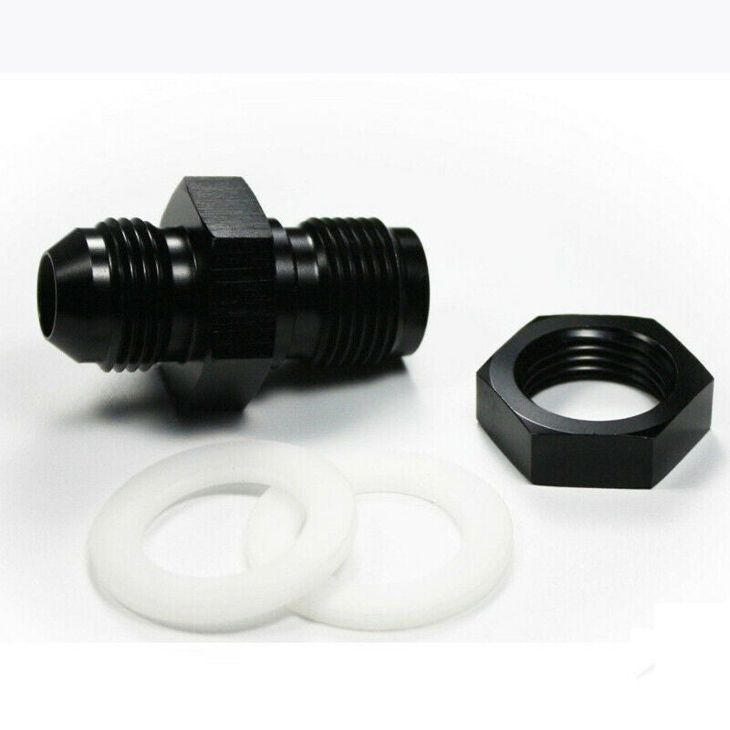 AN6 Flare Fuel Tank Cell Bulkhead Fitting Connector With Washer Leak-free Seal