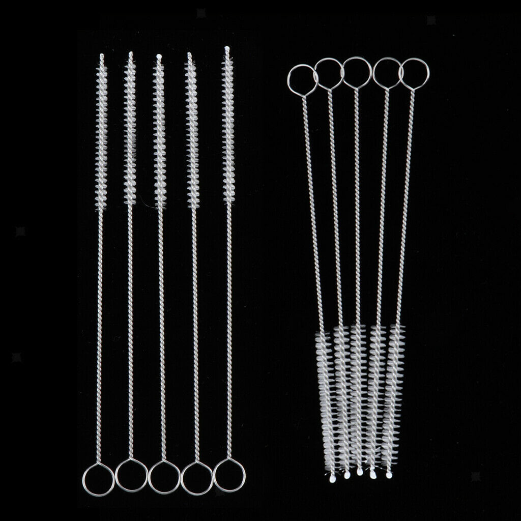 10pcs Reusable Multi-Functional Nylon Brush for Cosmetics Tin Pot Bottles