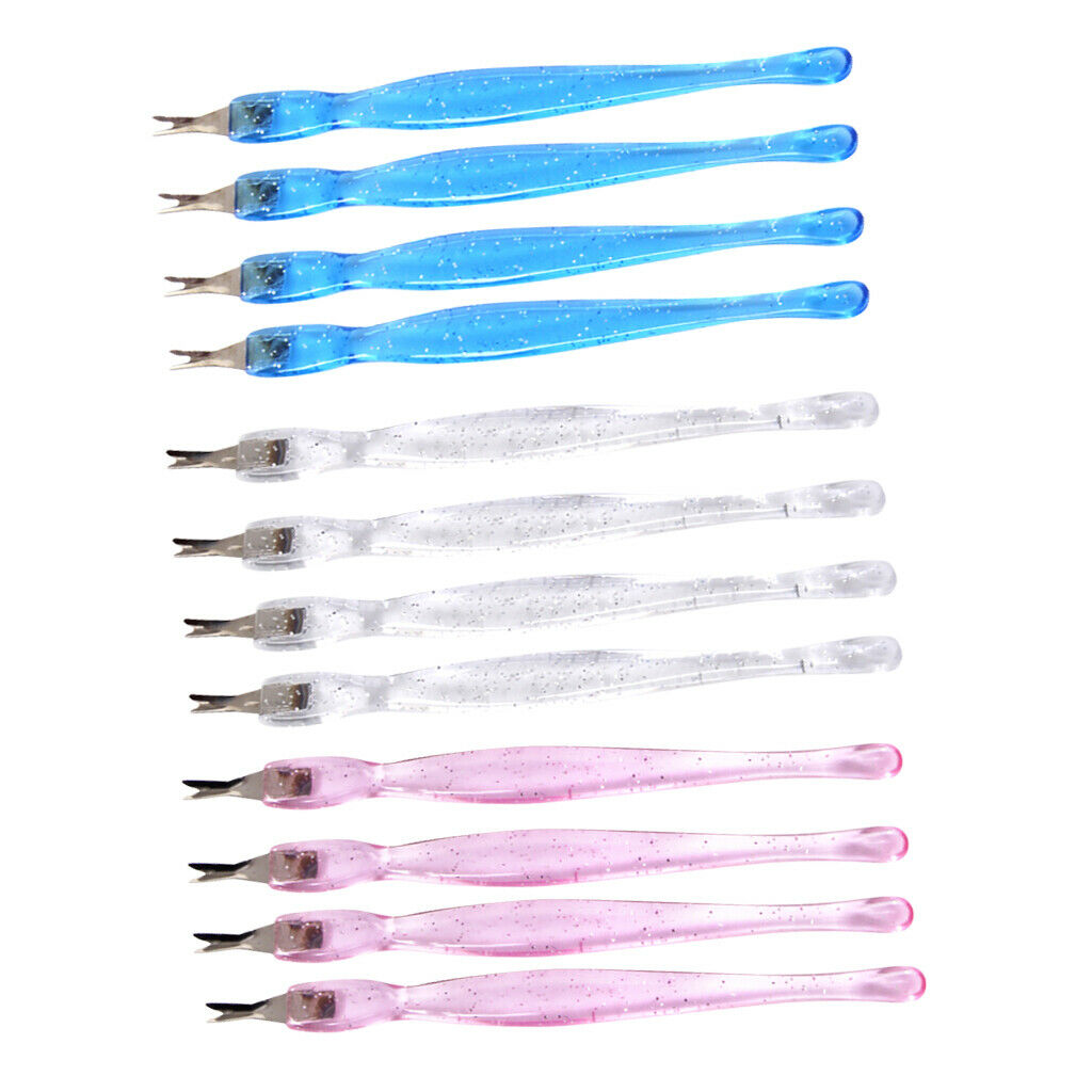Pack of 12 Disposable Manicure Pedicure Cuticle Dead Skin Trimmer Remover