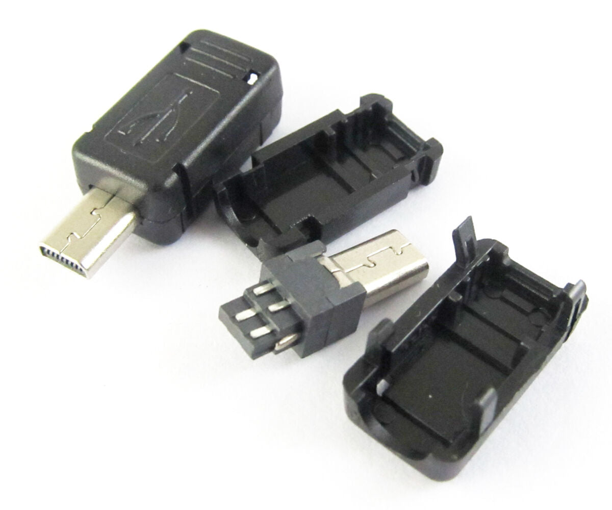 1pc Mini USB 8 Pin Plug Male Socket Connector Plastic