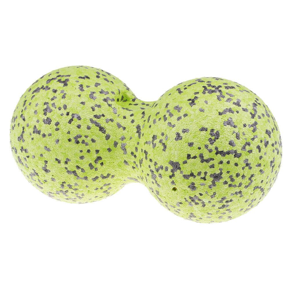 Double Massage Ball Peanut   Point For Yoga Gym Training Sports Green