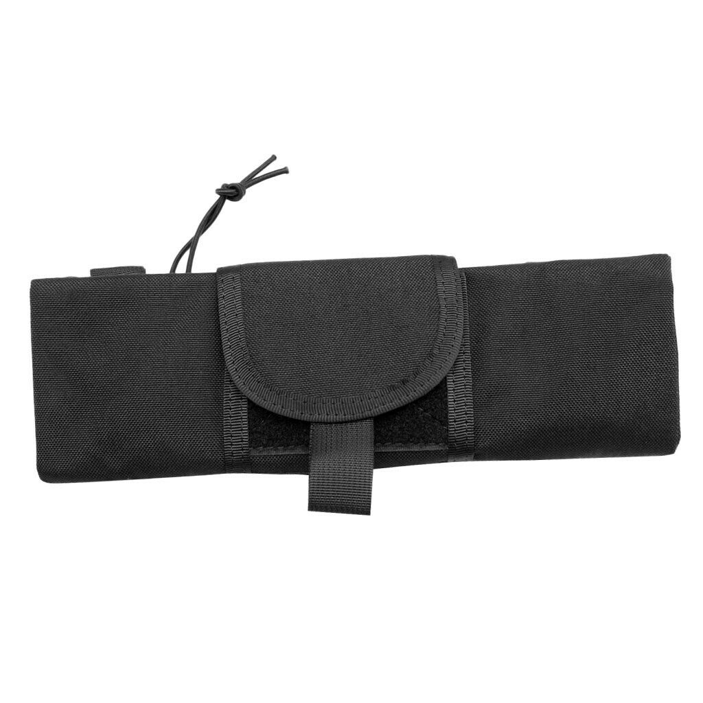 Camping Hunting Molle Magazine Dump Drop Pouch Compact Bag black