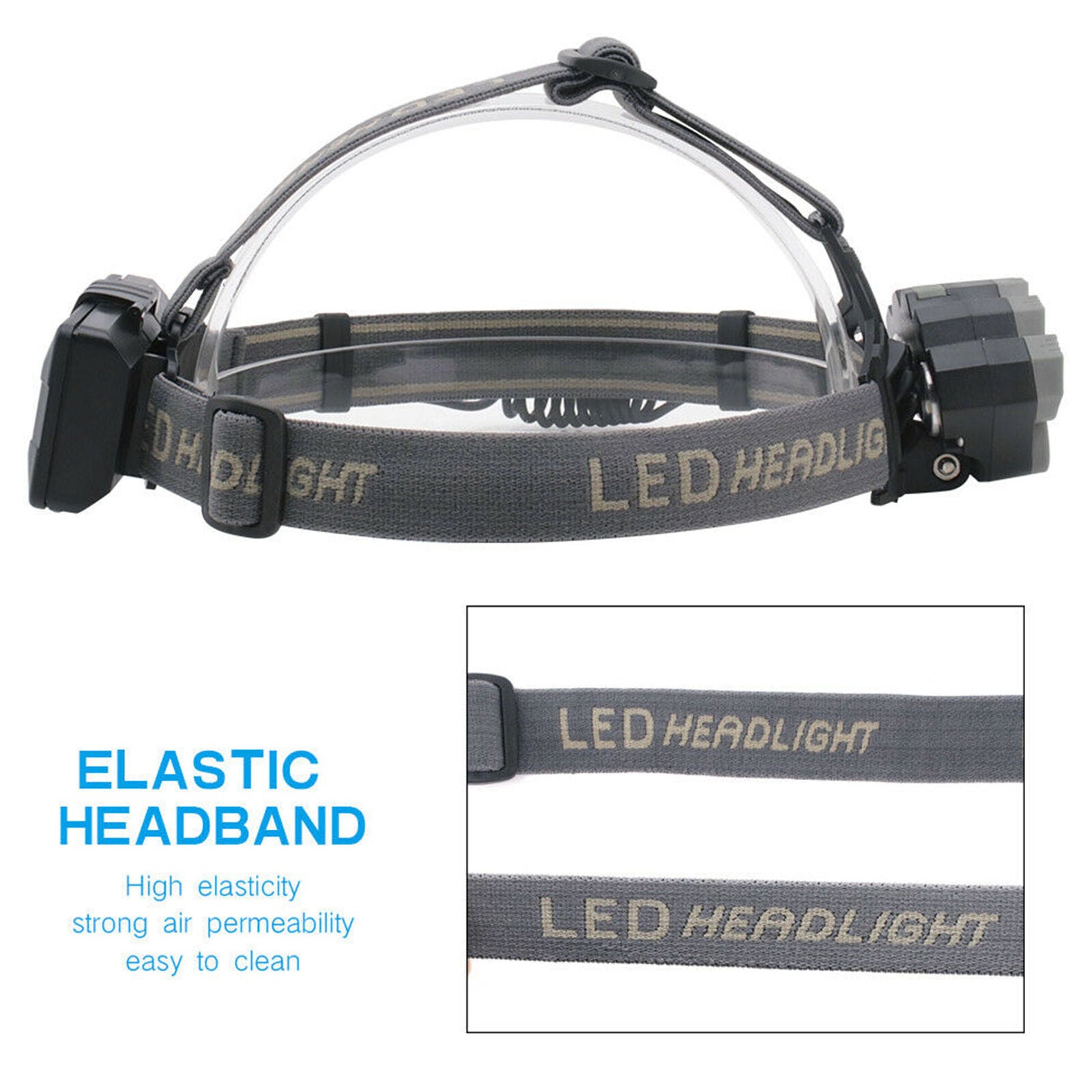 120000LM 8X XM-L T6 COB LED USB Head Lamp   Head Torch Bicycle Light 800m
