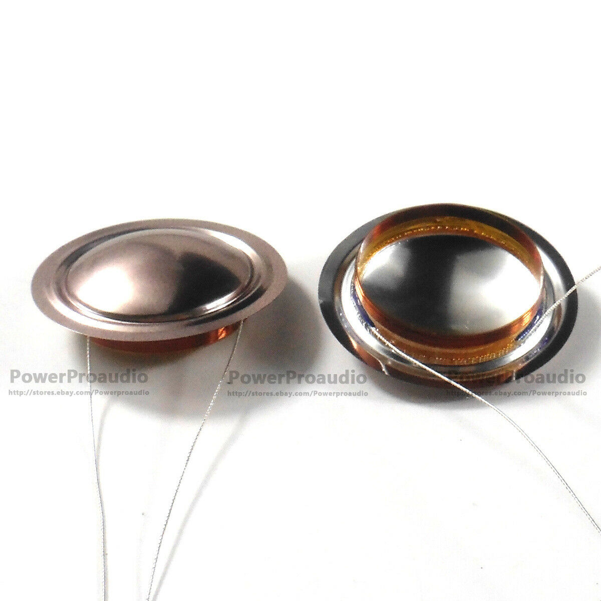 2pcs 20.4 mm Mylar Dome diaphragm Loudspeaker Tweeters voice coil 4 ohm same way