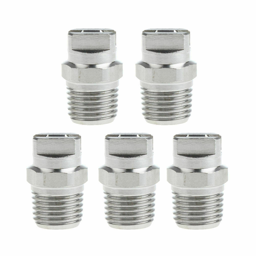 Lots 5 High Pressure Spray Nozzle Tip 1/4" Sprayer Fan Pressure Washer