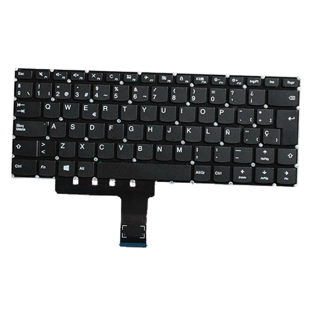 Spanish Layout Replacement Laptop Keyboard Glossy Black Frame for for