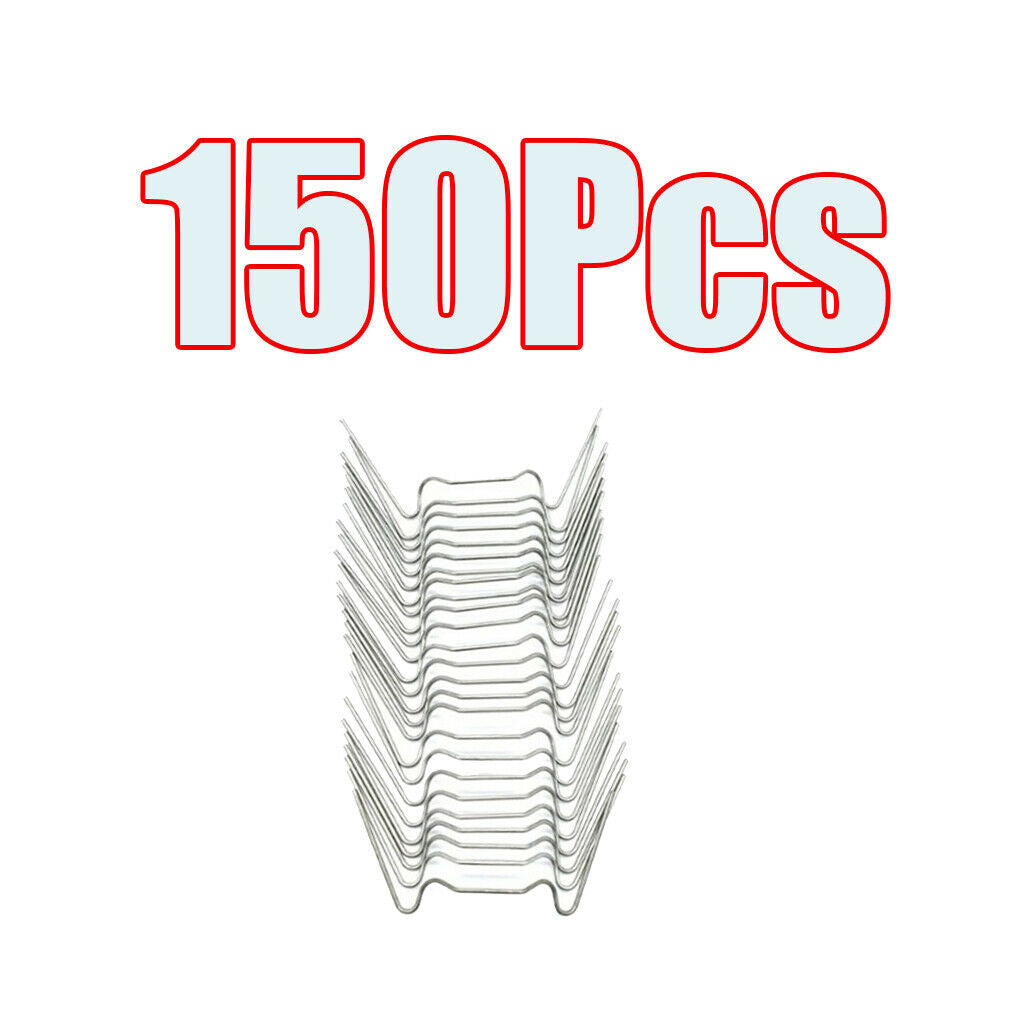 150Pcs W Type Wire Glazing Glass Clips Stainless for Aluminium Greenhouse