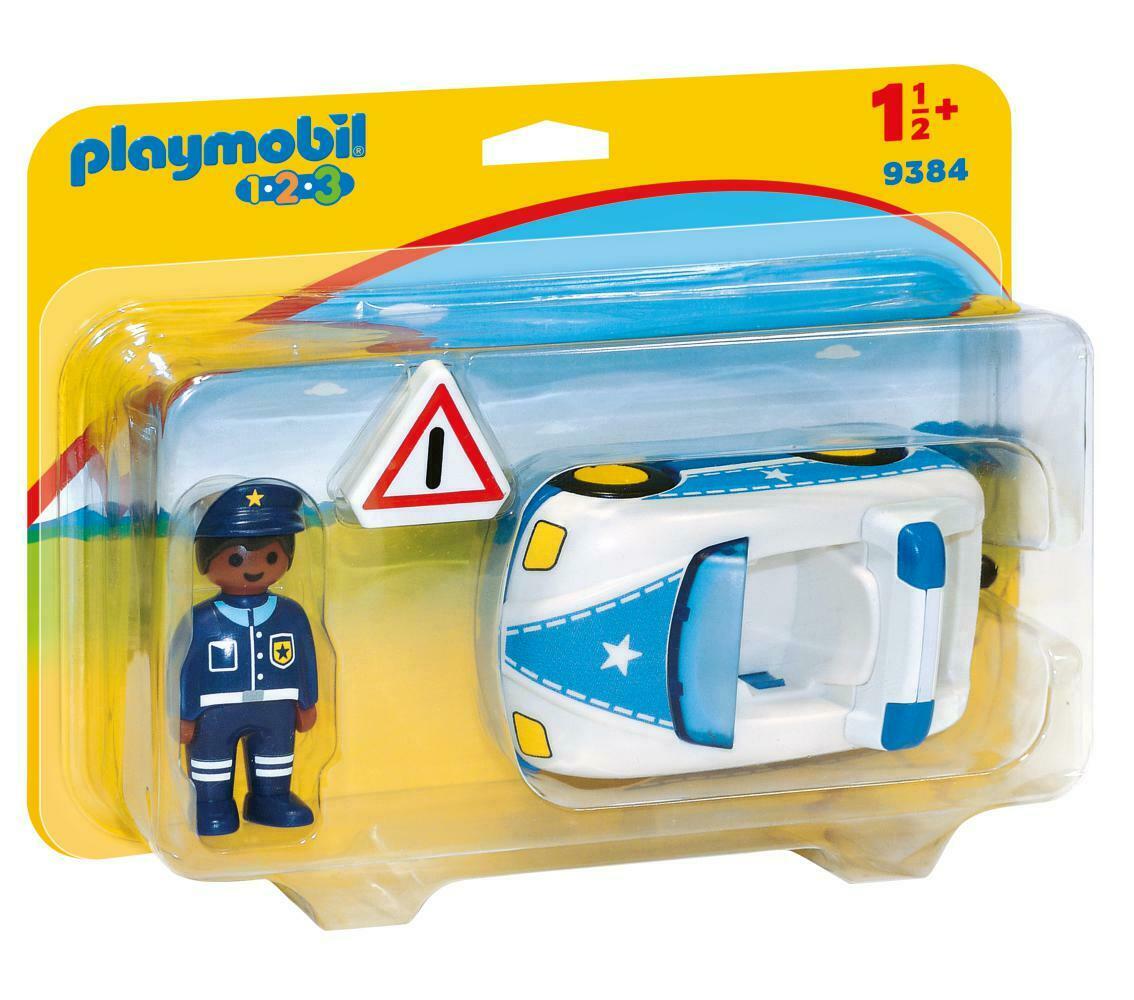 9384 Playmobil Police Car with Trailer Hitch playmobil 1.2.3 Suitable for ages 1