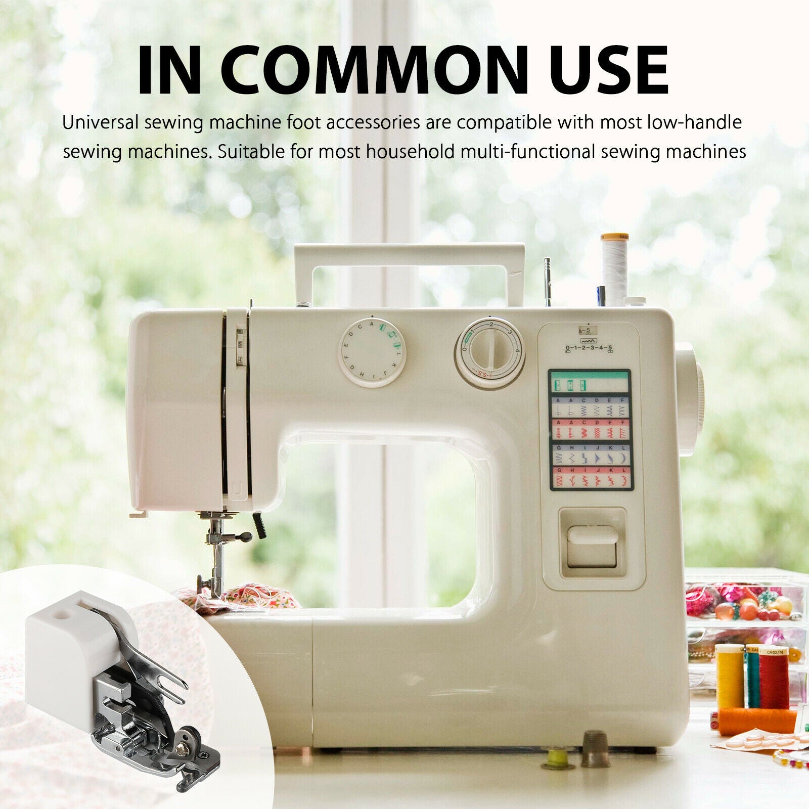 Sewing Machine Side Cutter Overlock Presser Foot Tool Household