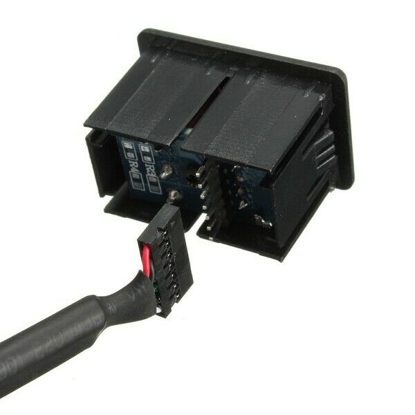3.5mm USB  Panel Car Dashboard Mounted Cable Adapter Adaptor