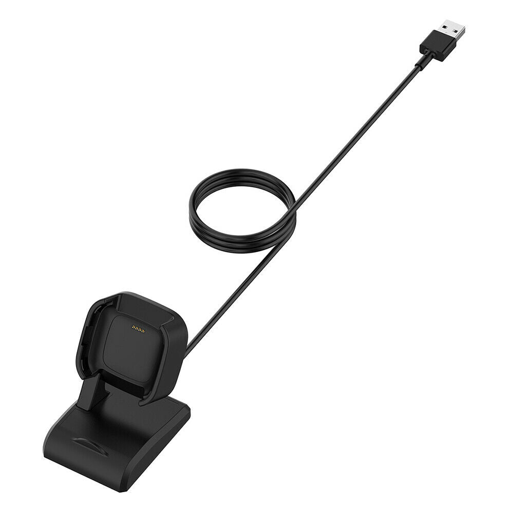 For  Versa 2 / Lite Smart Watch Charger USB Charging Power Cable Stand