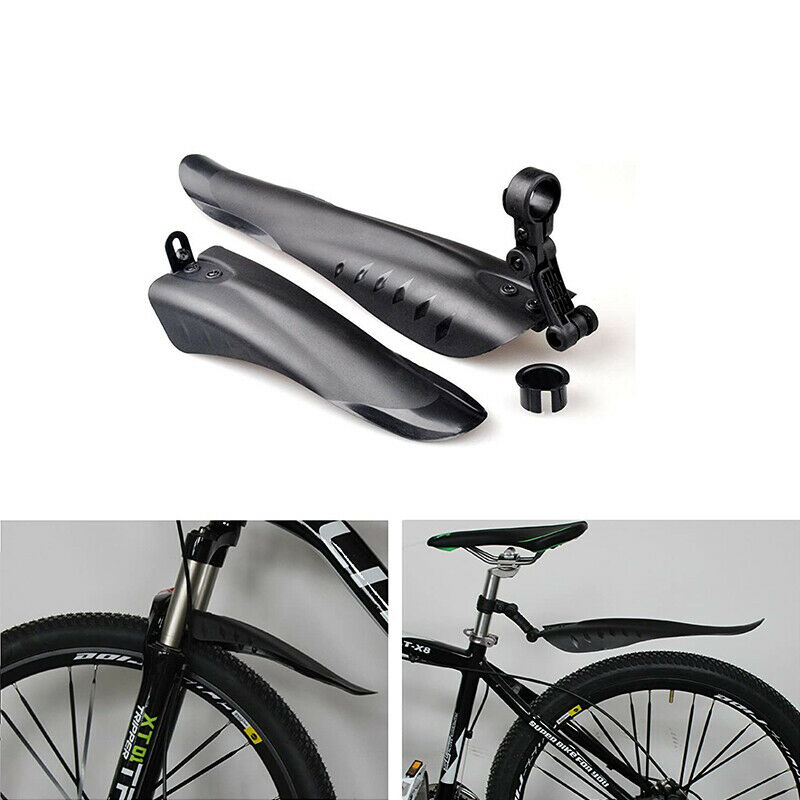 2pcs Bicycle Fender Front Rear Tire Wheel Road Mud Guard Fiber Mudguard