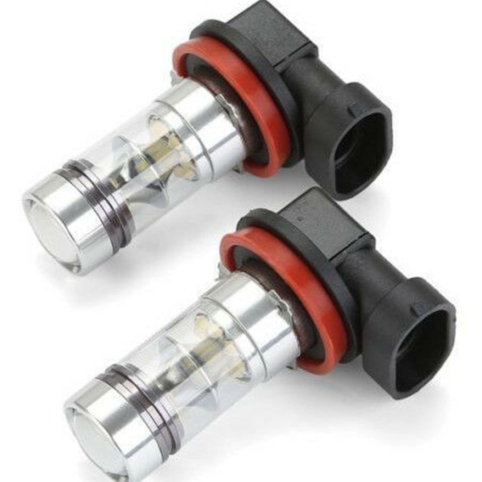 H8 H9 H11 H16 6000K White 100W High Power LED Fog Light Driving Bulb DRL