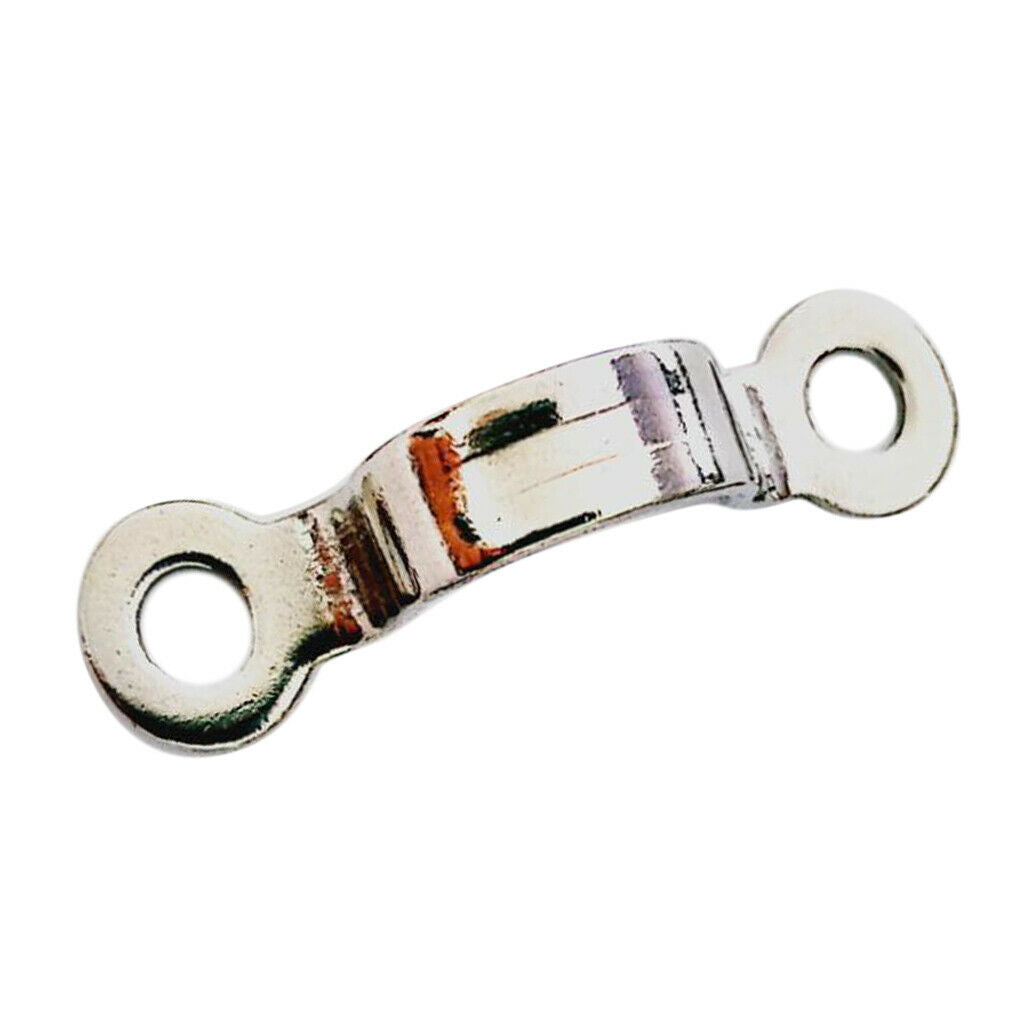 Steel Bimini Boat Top Pad Eye Strap Tie Down Footmans Loop Kayak 1.5 x 28.5mm