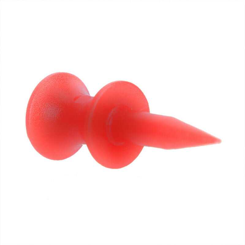50 Pcs Red Golf Tee Sport Double-deck Golf Ball Tees 31MMJADD