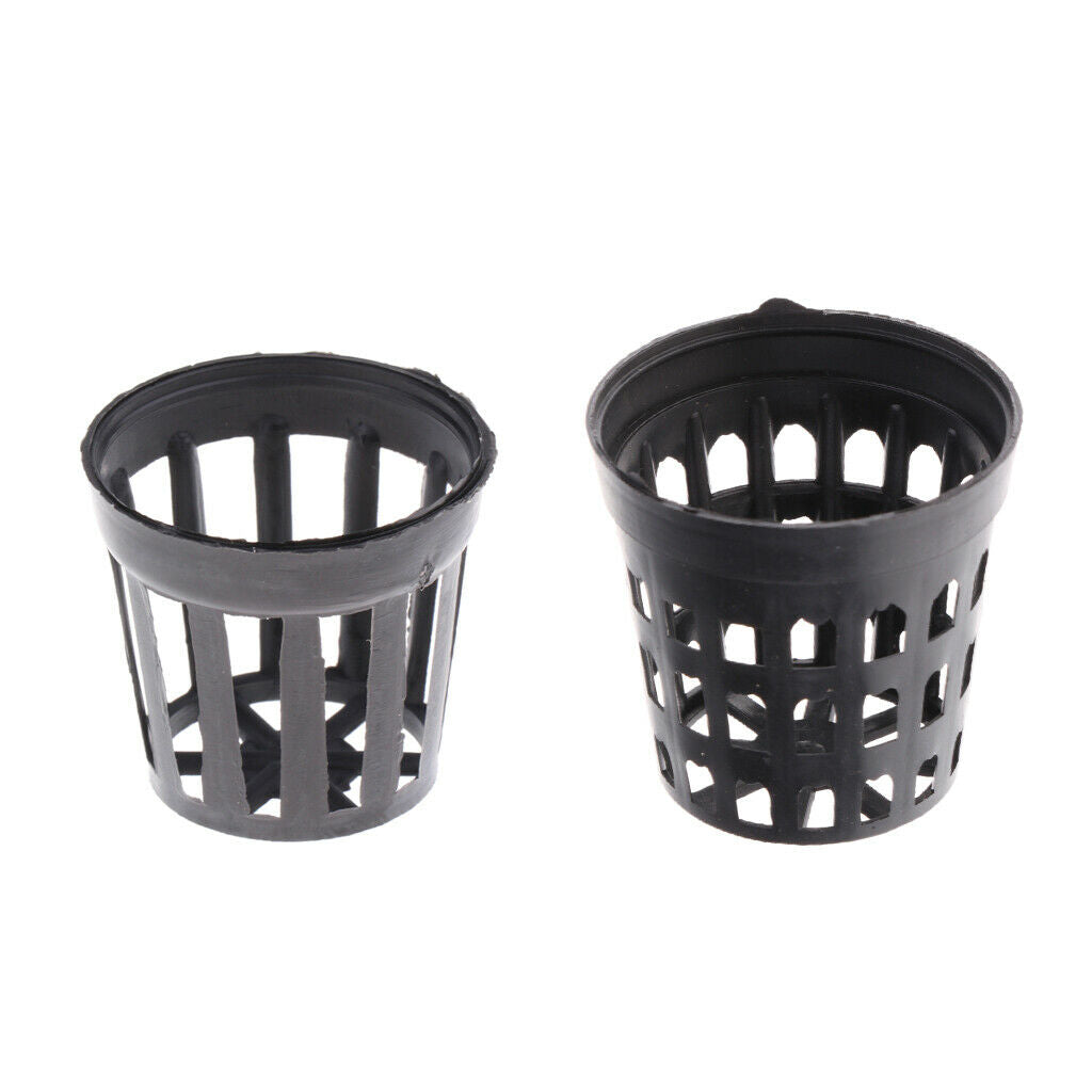 Garden Plastic Net Cups Pots, 1.5 Inch, Set of 100 for Underwater Landscaping