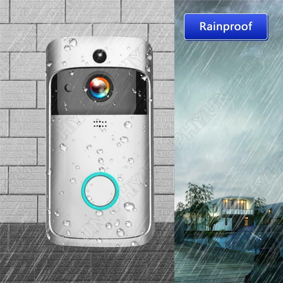 Home Wireless Smart WiFi DoorBell IR Video Visual Camera Intercom Security Kit
