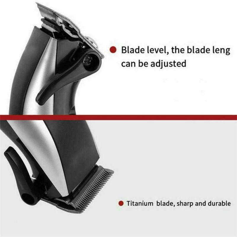Professional Electric Plug-In Hair Clippers Beard Trimmer Barber Grooming Kit