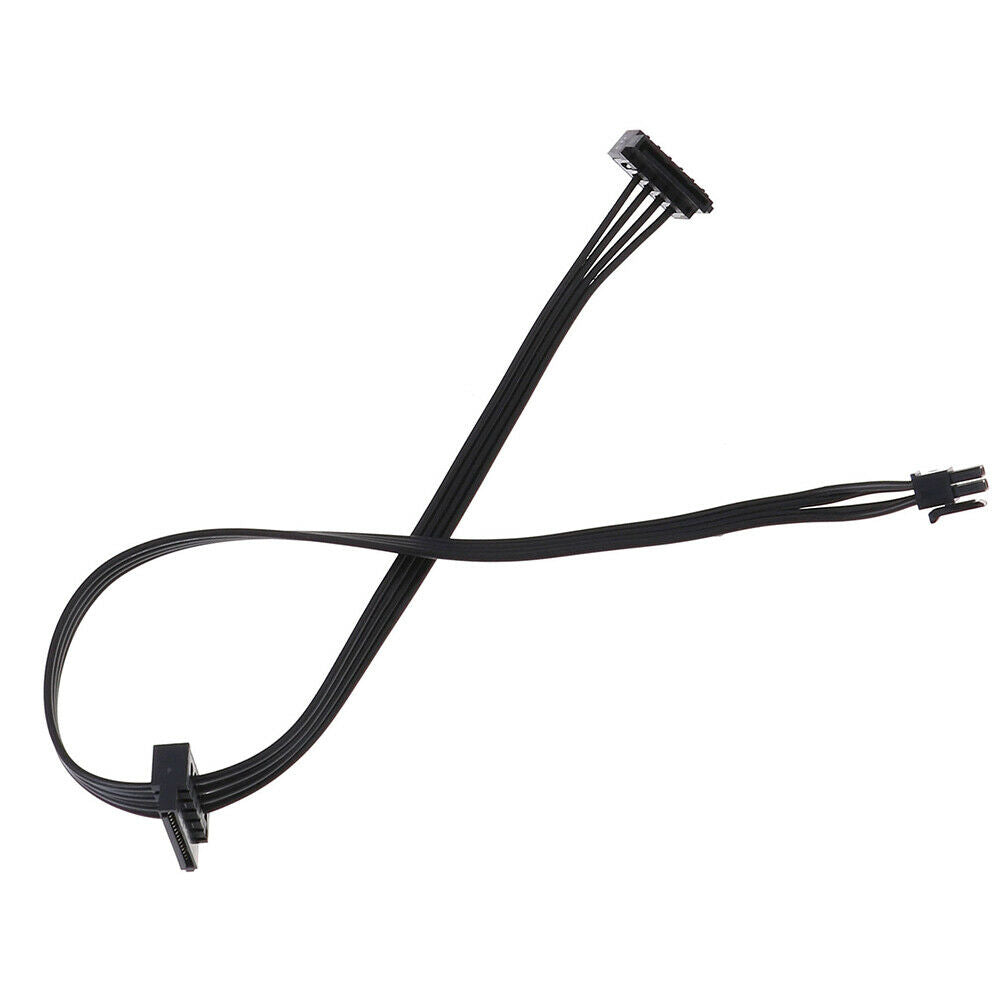 1Pc 45CM mini 4 Pin to 2 Sata SSD power supply cable for lenovo M410 M610 M4BDA