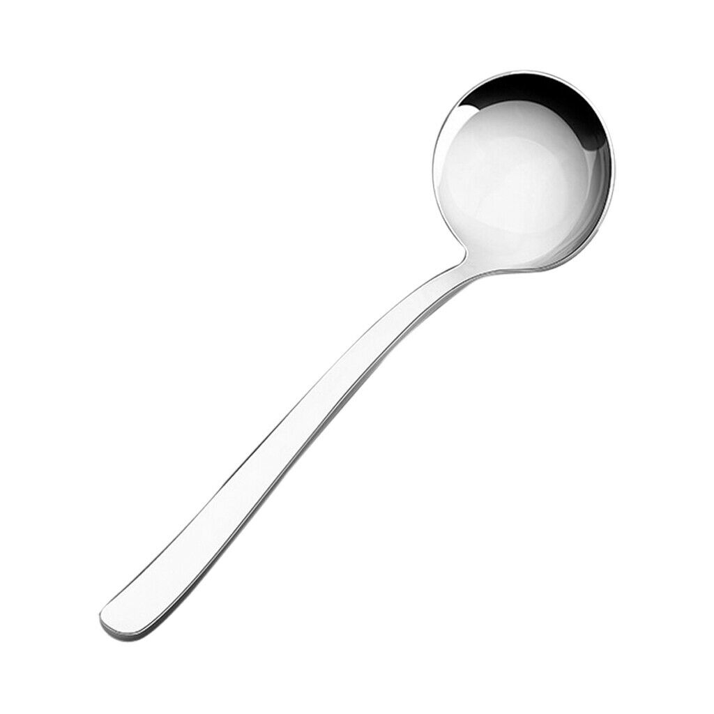 Soup Spoon Coffee Thicken Stainless Steel Cutlery Home Kitchen Gift