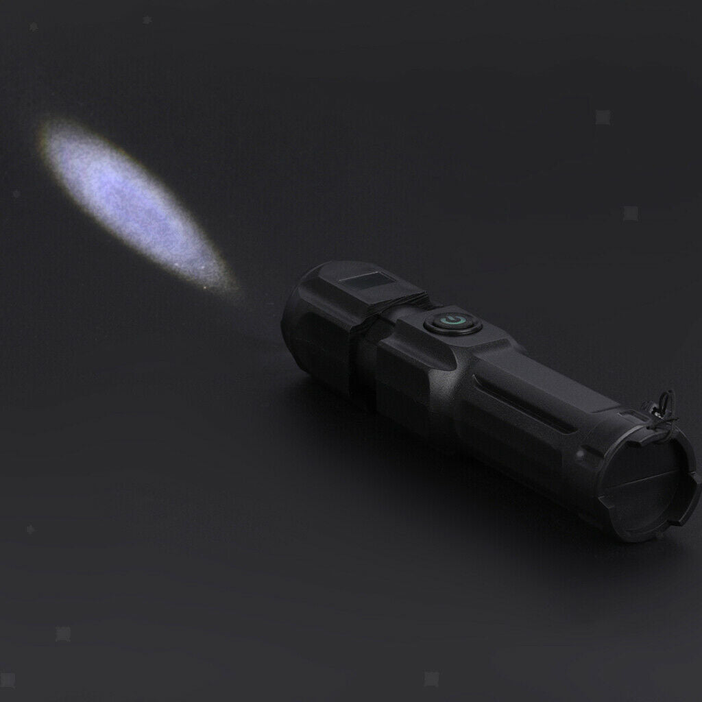 Rechargeable Handheld Flashlights 450LM LED Zoom Powerful Camping Lamp Torch