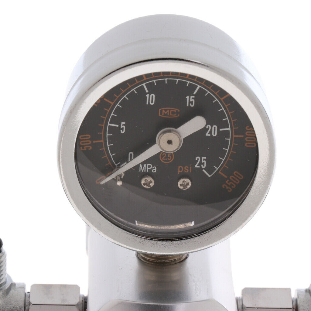 W21.8 Aquarium carbon dioxide CO2 regulator Pressure reducer Bubble counter