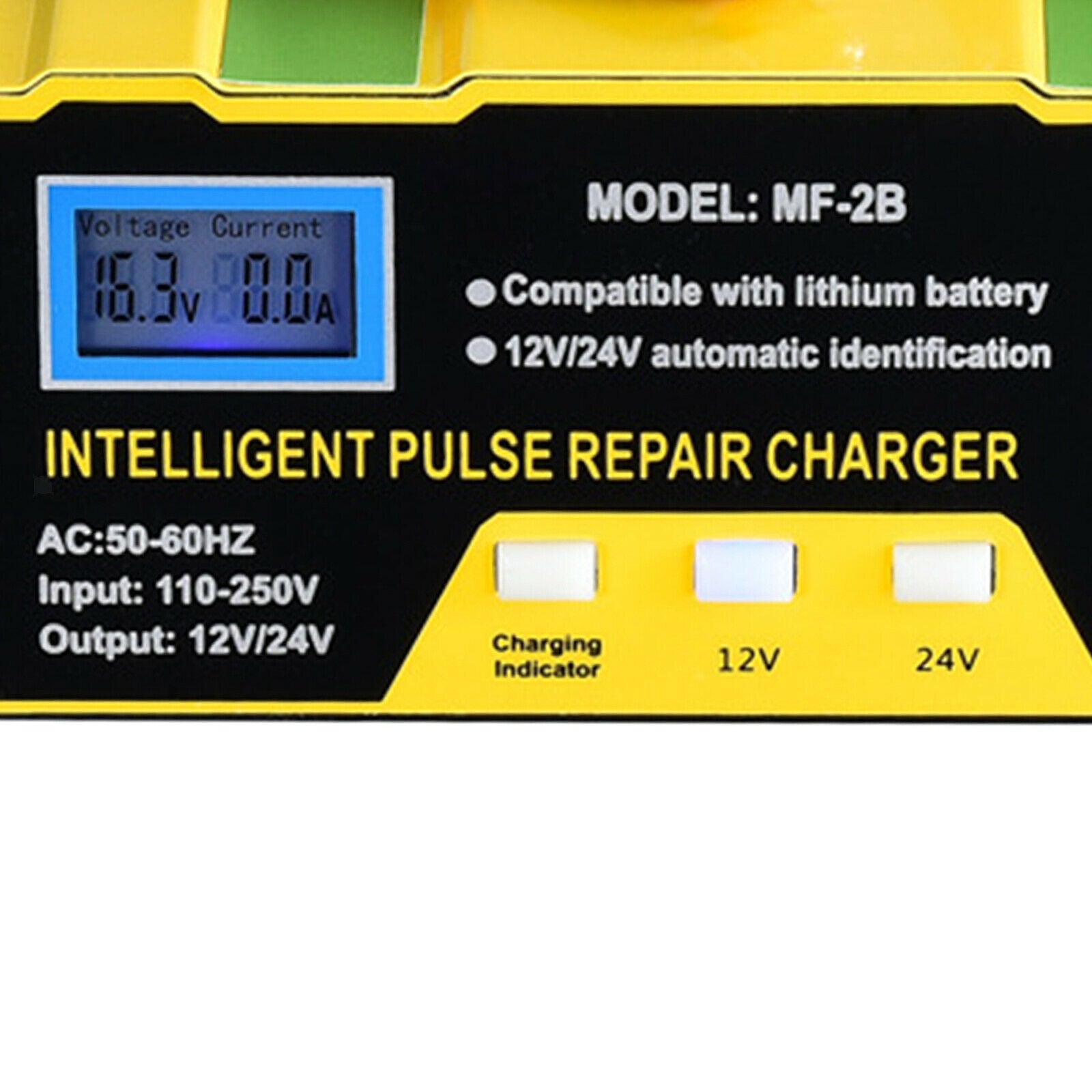 12V 24V Electric Repair Car Battery Charger Maintainer Automatic LCD Display