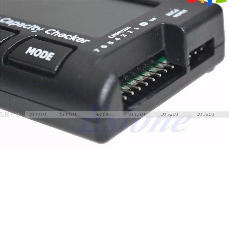 RC CellMeter-7 Digital Battery Capacity Checker Fr LiPo LiFe Li-ion Nicd NiMH D
