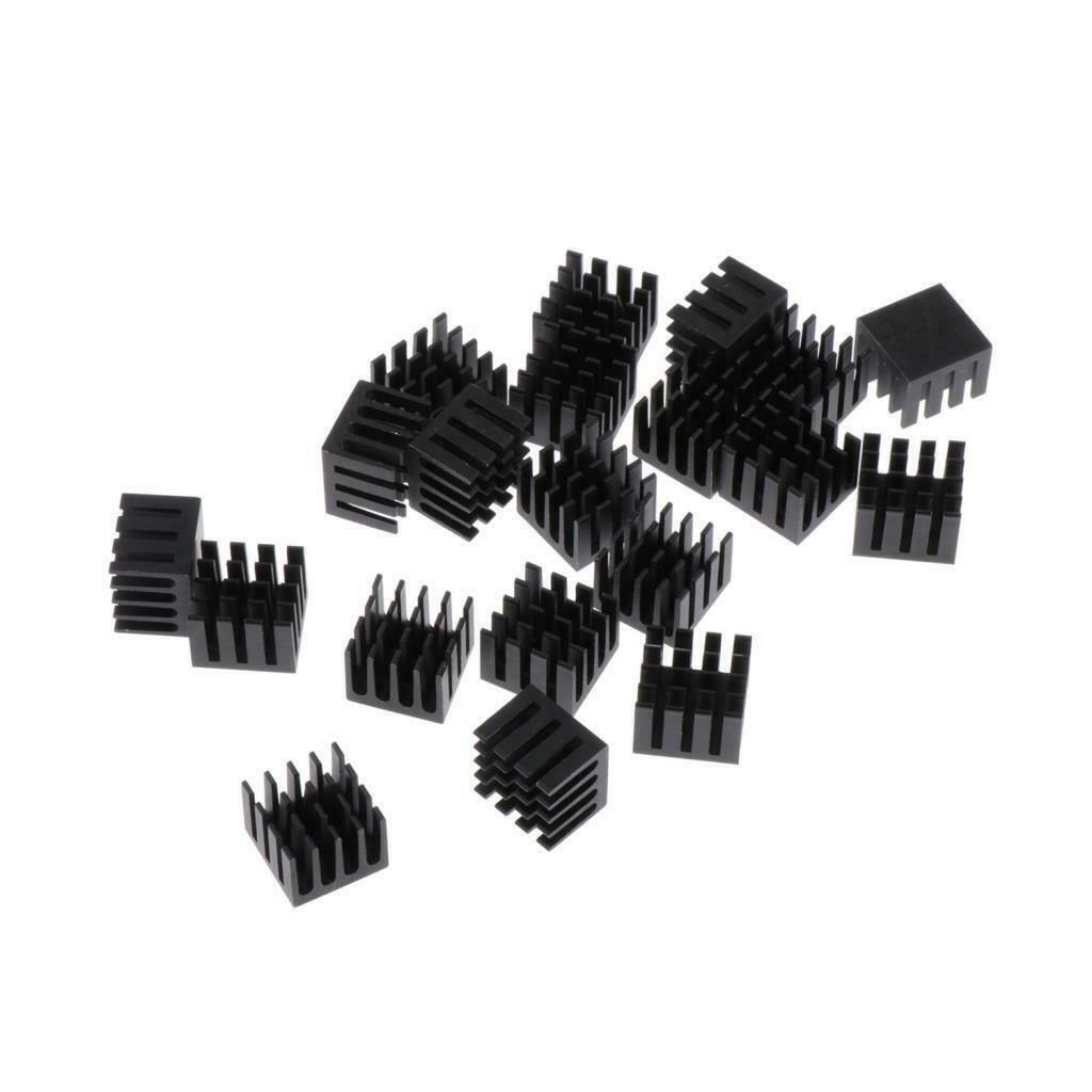 20 Pieces  Sink Made of Black Aluminum Cooler with Tape for