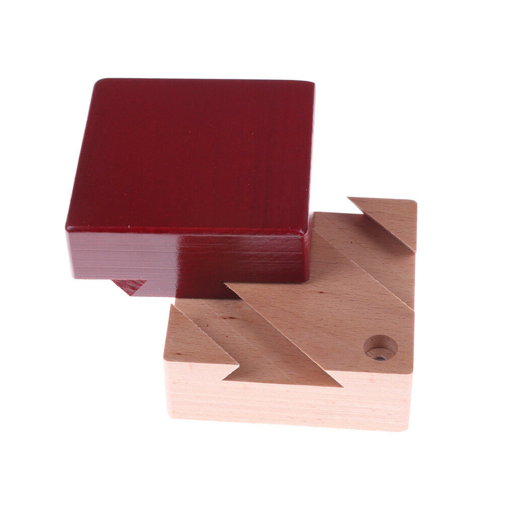 Classic Funny IQ Mind Wooden Magic Box Puzzle Game Brain TeaserEducationalTJ Tt