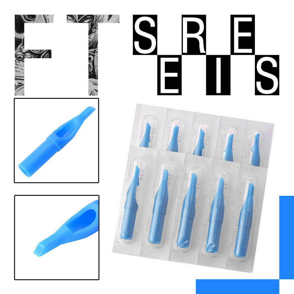 200x Pre-sterilized Tattoo Needles Nozzle Tips Tattoo Accessories Supplies