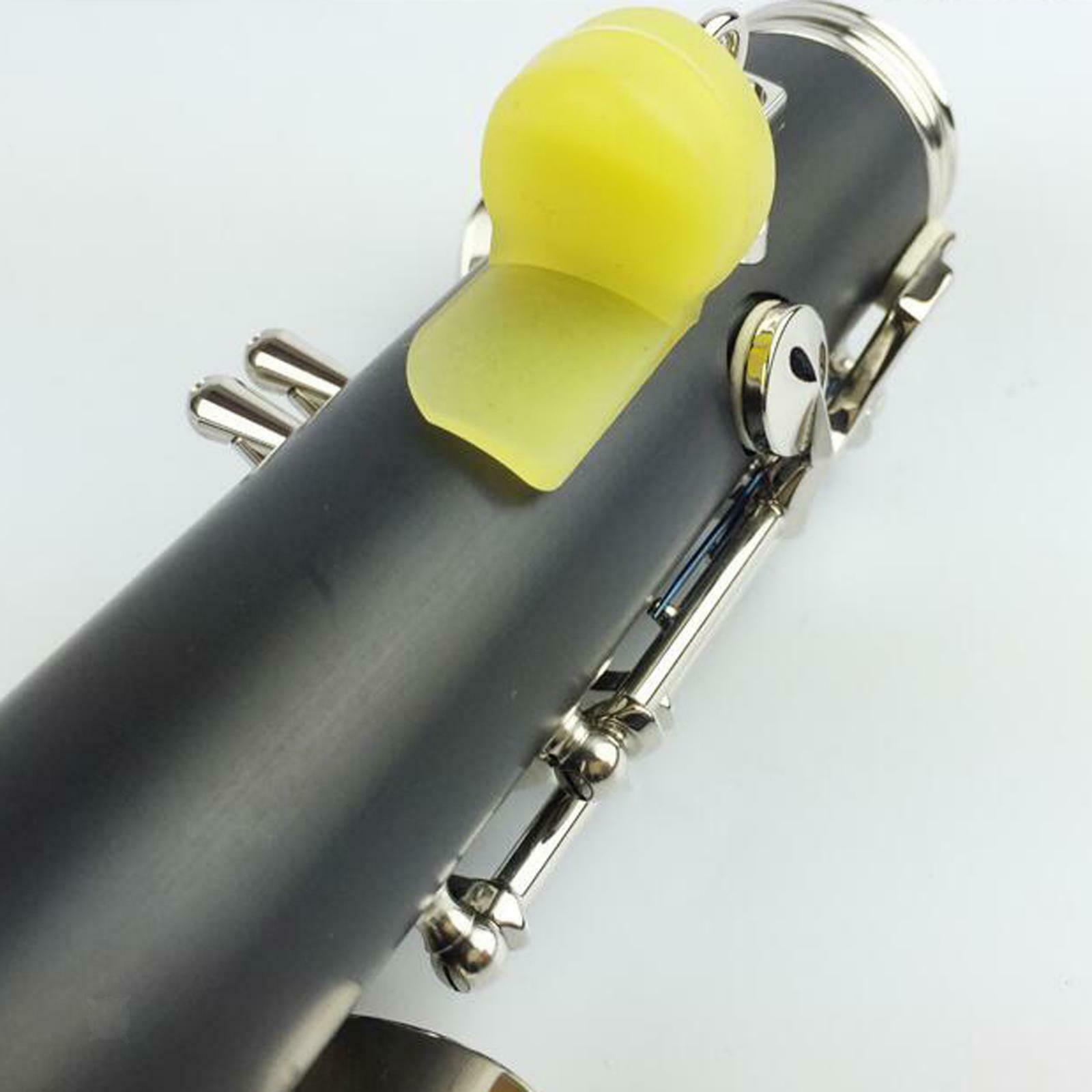 5-Pack Clarinet Thumb Rest Finger Holder Soft Pads for Clarinet Oboe Parts