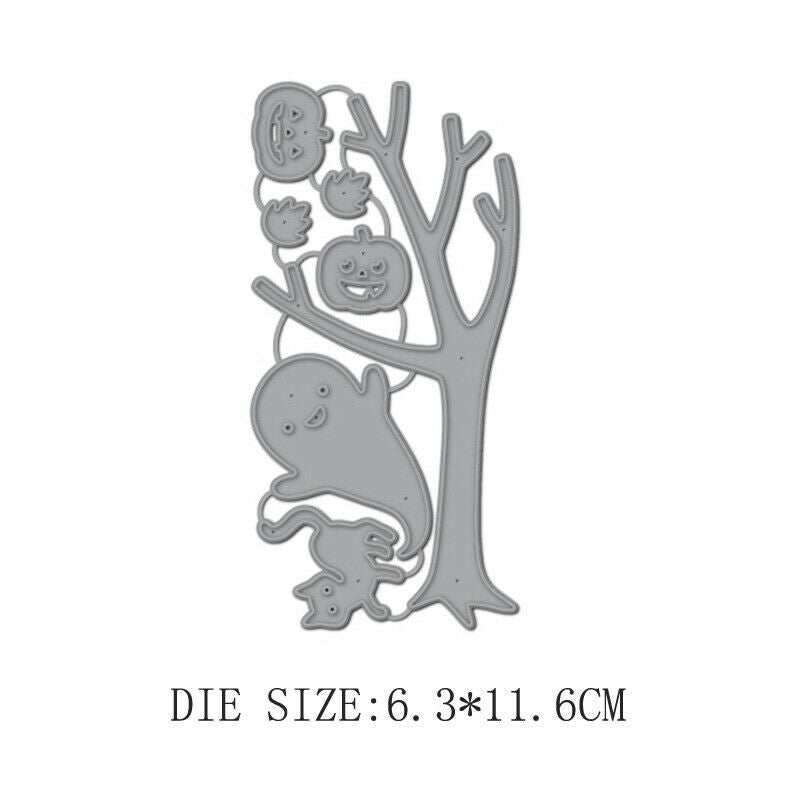 Halloween Metal Cutting Dies Ghost Craft Pumpkin Stencils for DIY Embossi.l8