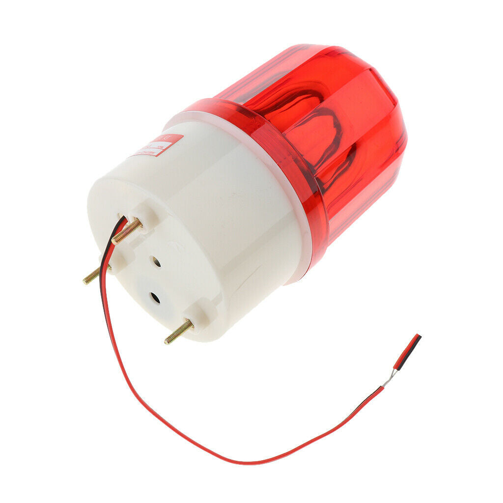 Rotating LED Alarm Lamp Light Emergency Flashing Signal Alarm Lamp Bulb Red
