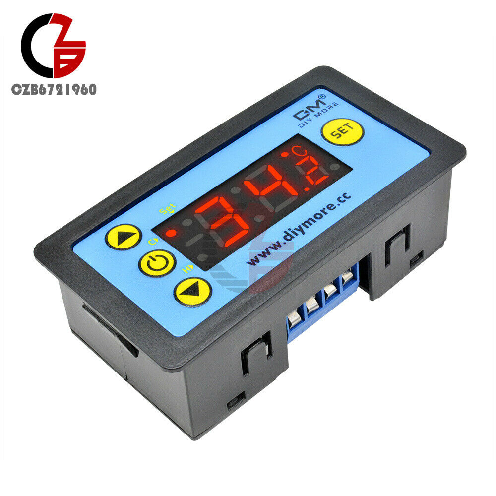 W3231 DC 24V LED Thermostat Temperature Controller -50°C-99 °C W/ Sensor Probe