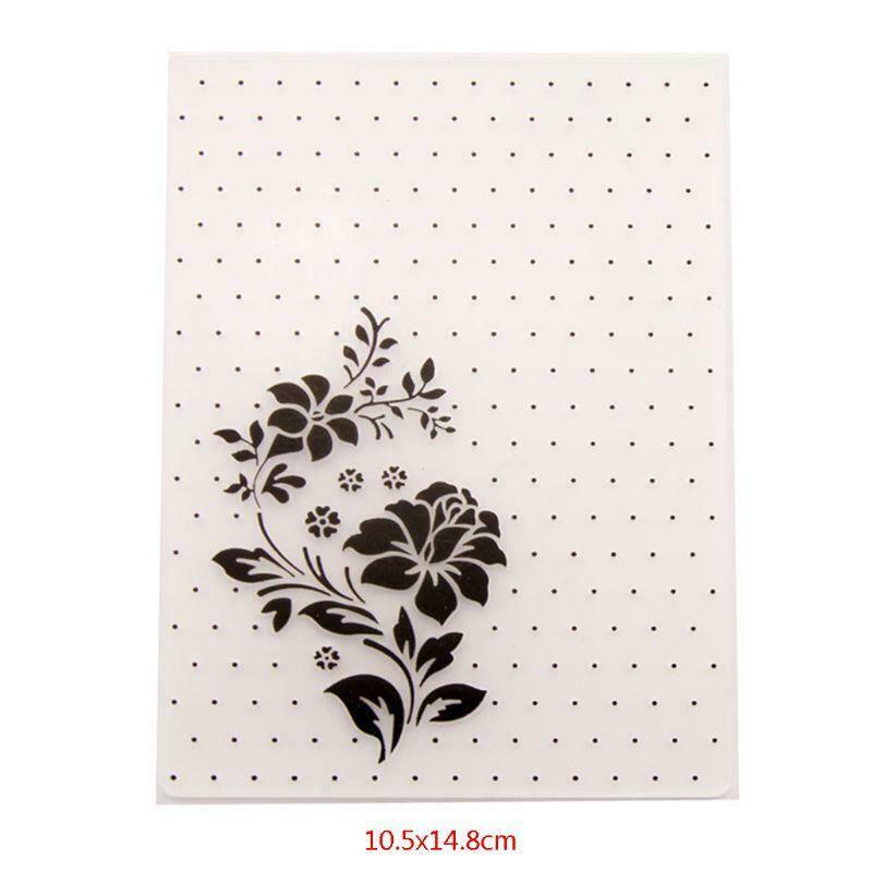 Plastic Embossing Folder Template DIY Scrapbook Photo Album Card Making Crafts