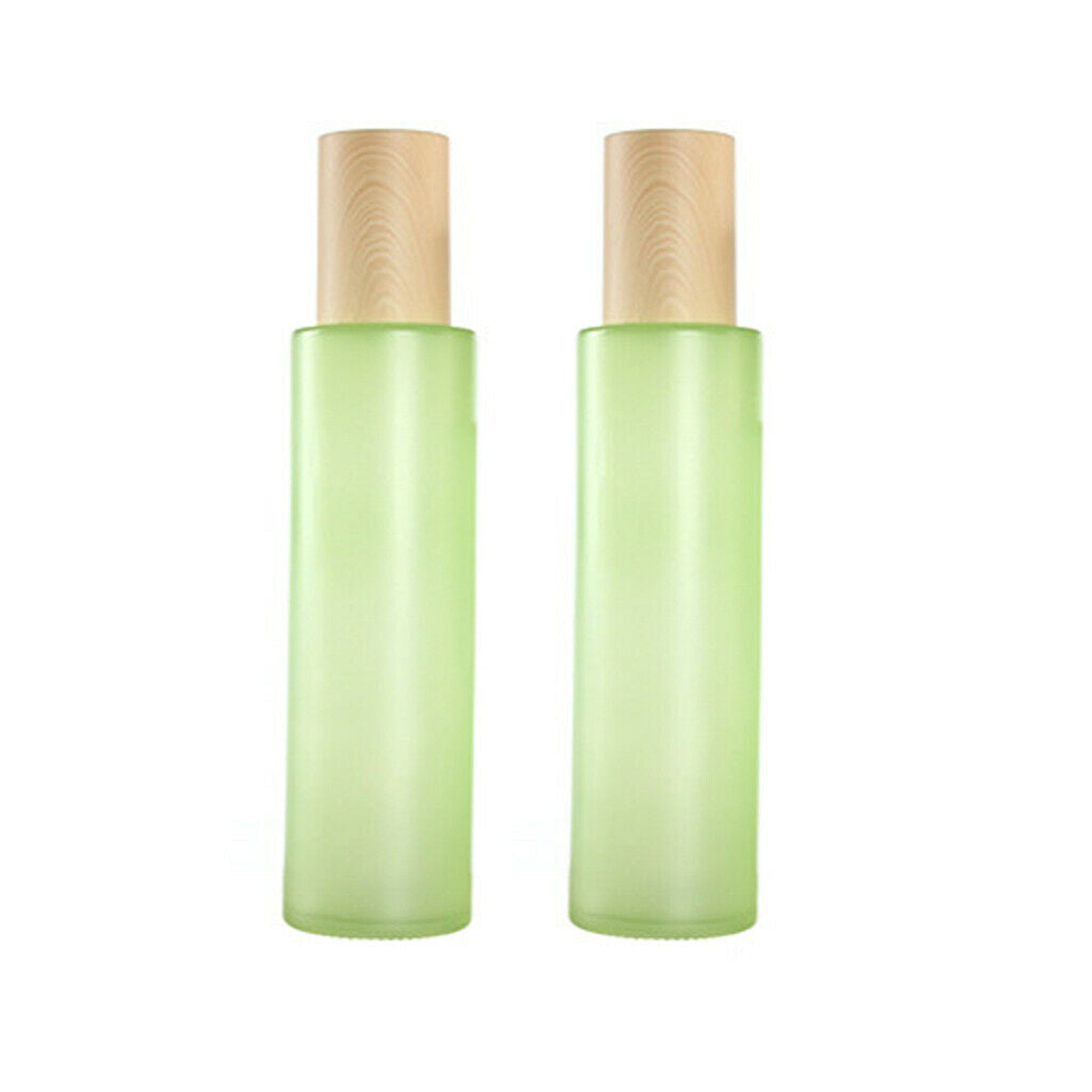 2pcs Empty Makeup Bottles Refillable Glass Vials for Essential Oil Toner  Makeup