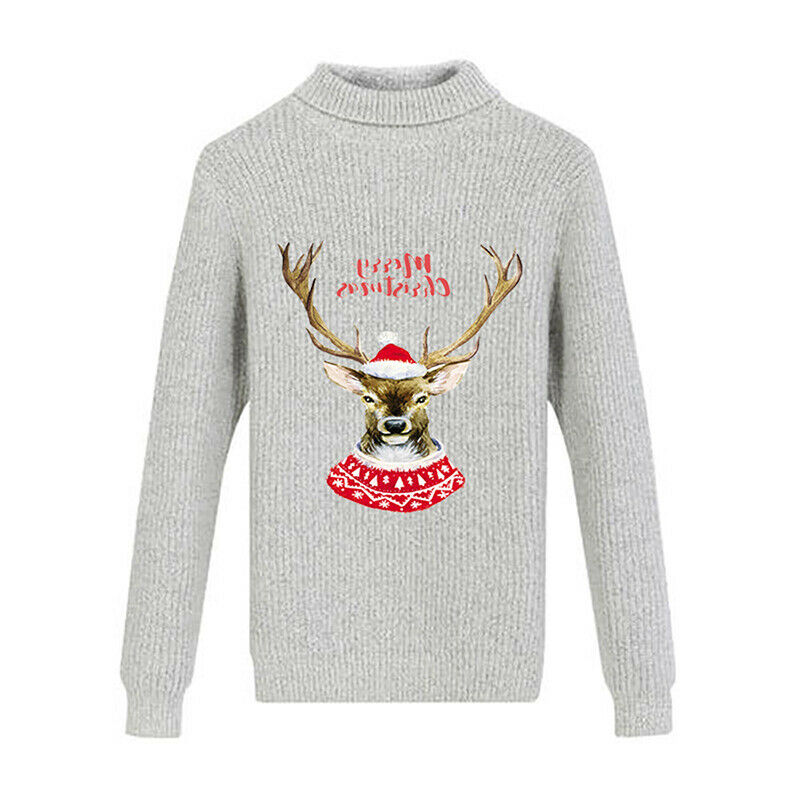 Christmas Elk Patches Washable Heat Transfer Iron-on Patch DIY Accessory Pa BDA