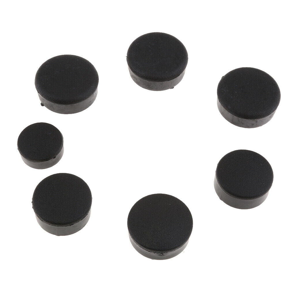 7Pcs Motorcycle Rubber Frame Plugs for Kawasaki ZZR1400 ZX14R 2006-2015