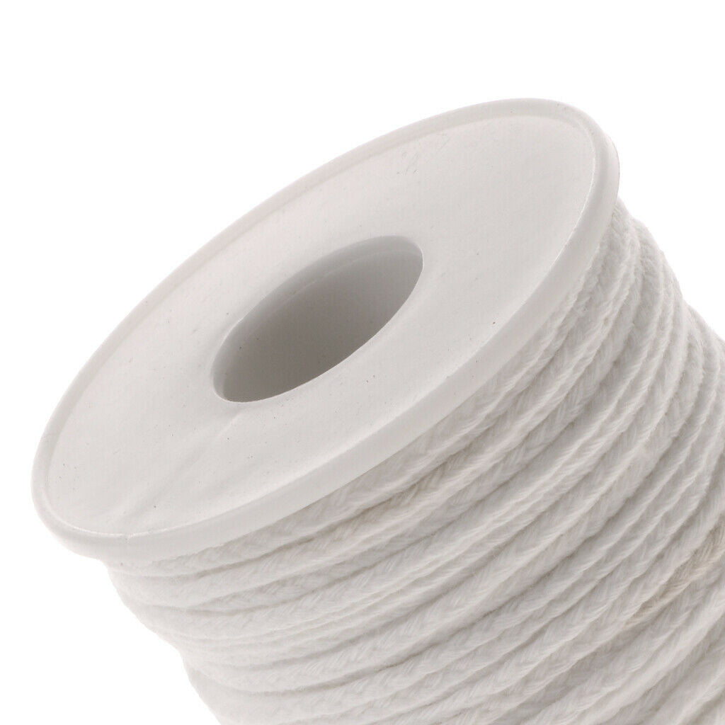 61m Natural Cotton Beeswax Candle Wicks   For DIY Candles Scented Candles
