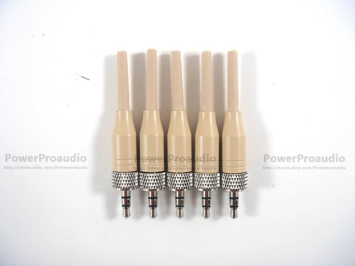 5 pcs  3.5mm Stereo Screw Lock Connector for Sennheiser EW100 EW300 EW500
