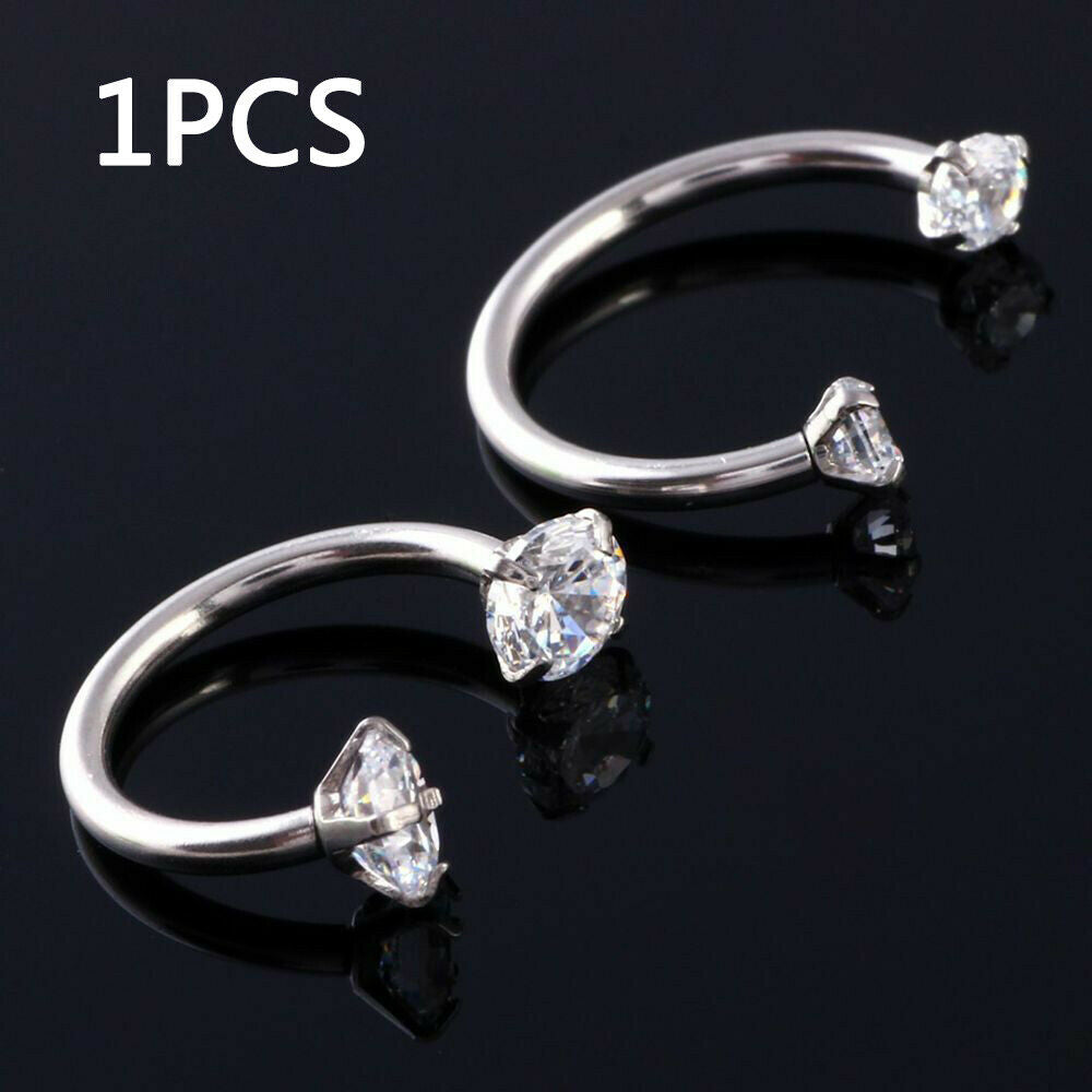 1Pc Piercing Septo Nose Lip Ear Septum Cartilage Captive Hoop Ring Jewelry Hot