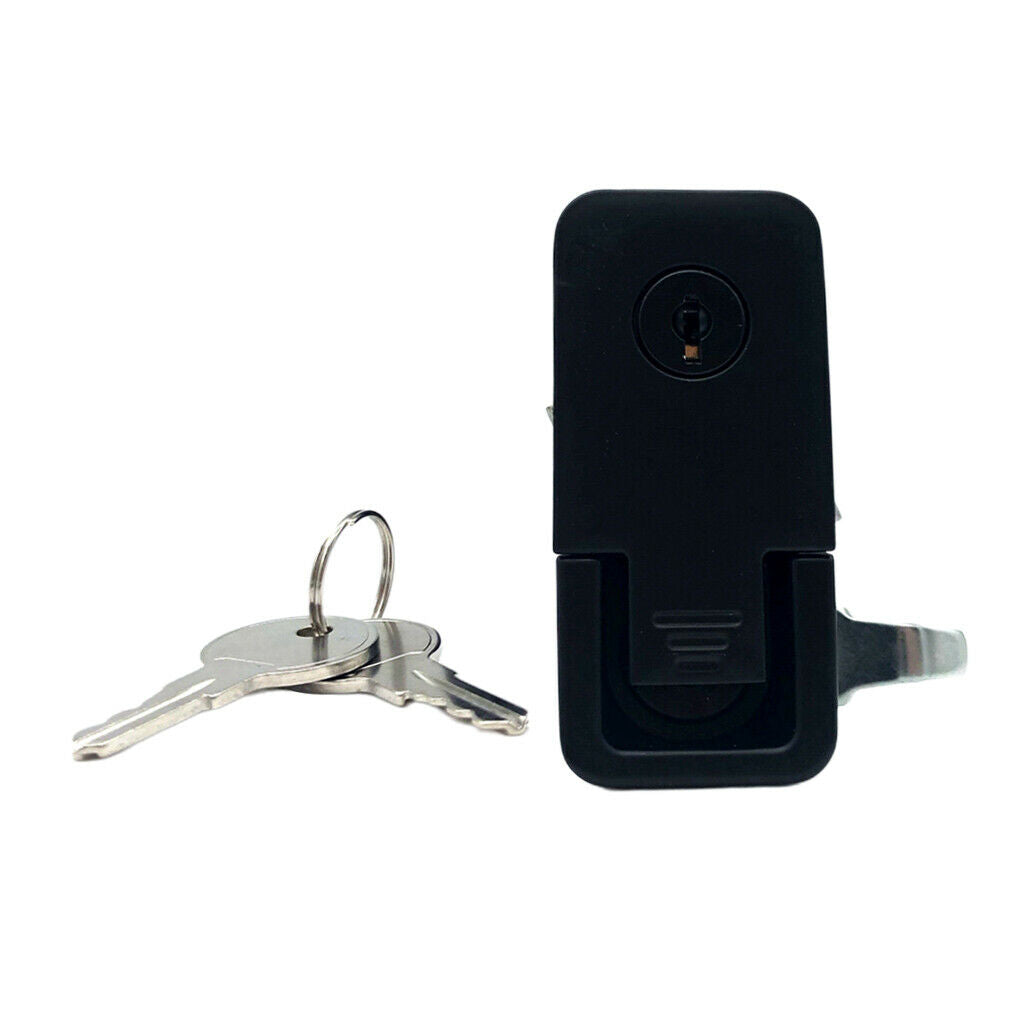 Zinc Alloy Adjustable Lever Hand Operated Compression Latch, Black