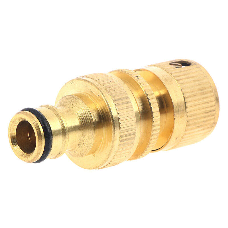 1pair Garden Hose Quick Connector 3/4- Inch GHT Brass Easy Connect FittinJOA Rf